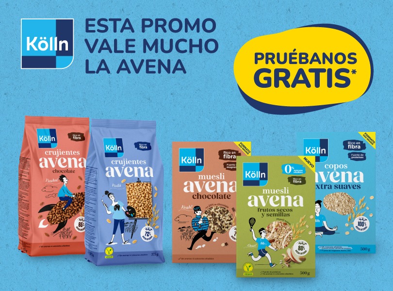 Kölln: esta promo vale mucho la avena. Pruébanos gratis.
